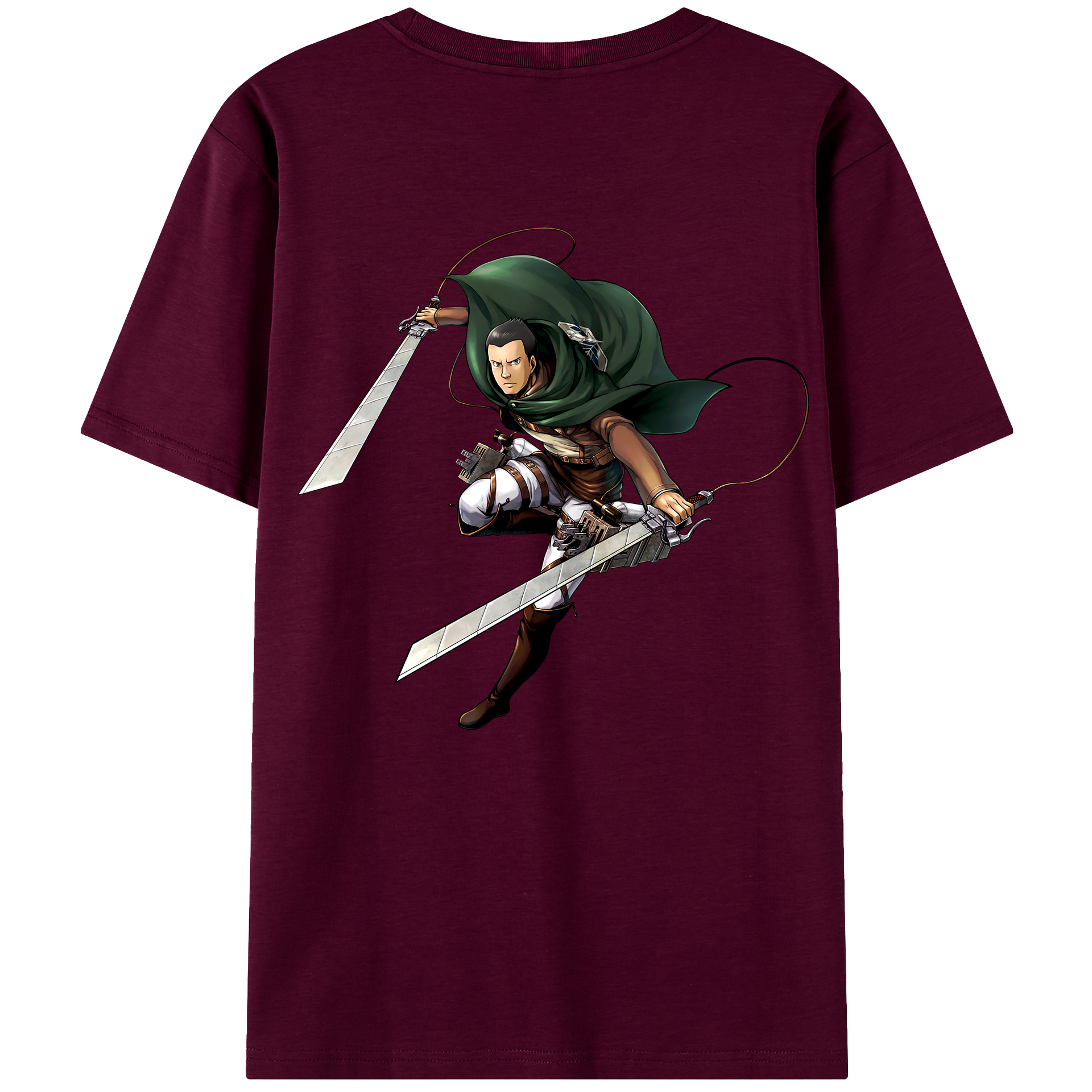 （画像用） 進撃の巨人 Attack on Titan レディース半袖Tシャツ(バックプリント)